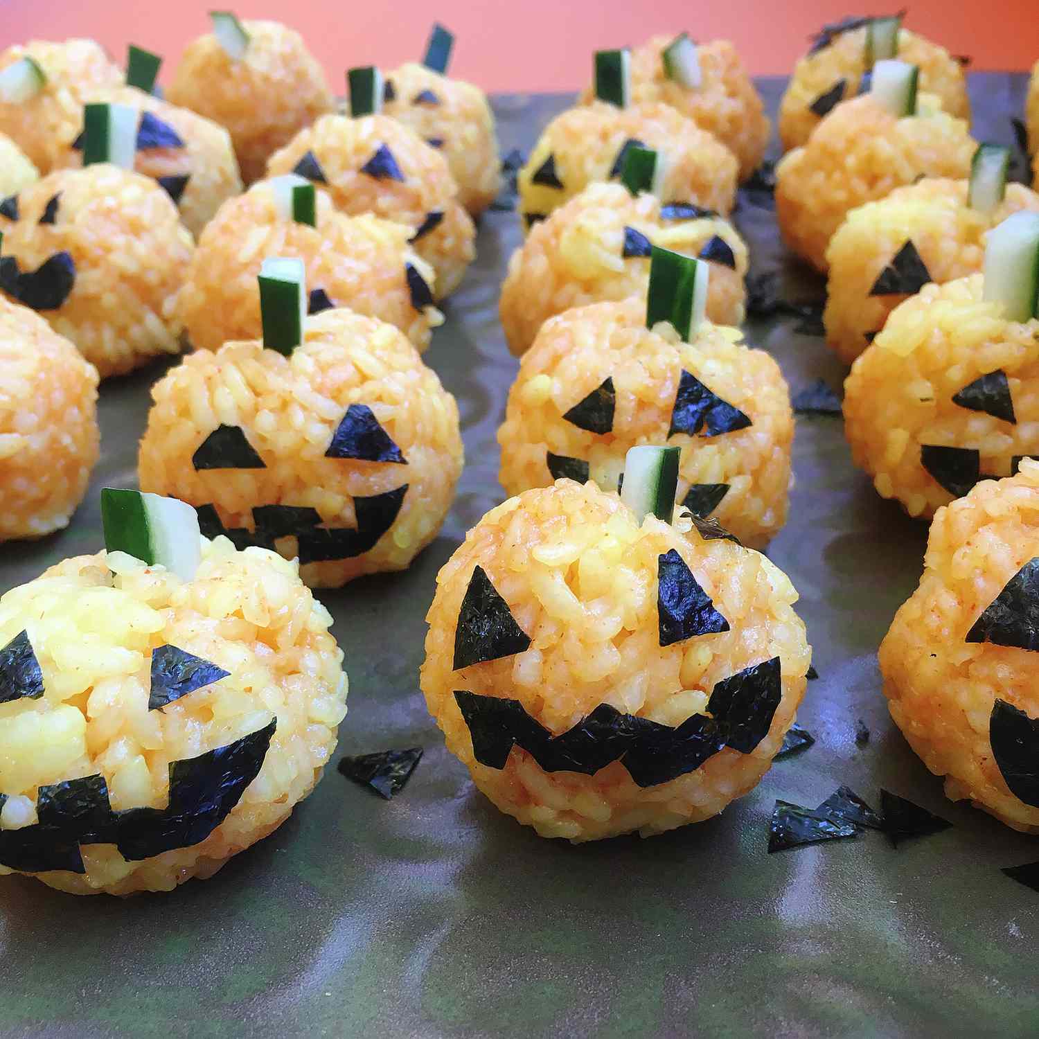 Jack O’Lantern Onigiri