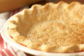 Pre-baked blind baked pie crust